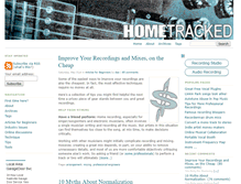 Tablet Screenshot of hometracked.com